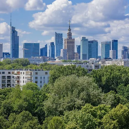 Ludna Apartment Overlooking The Center By The Vistula River Warsaw By Noclegi Renters Exterior photo