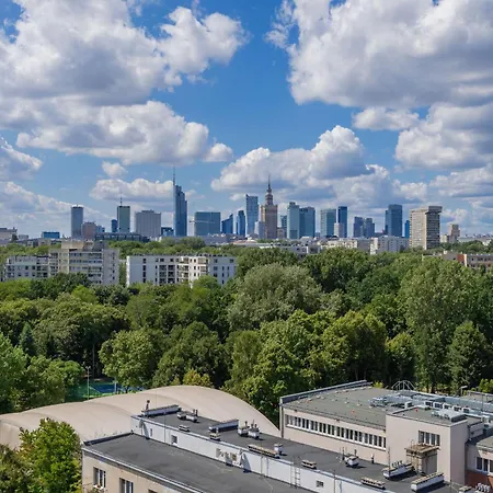 Ludna Apartment Overlooking The Center By The Vistula River Warsaw By Noclegi Renters Exterior photo